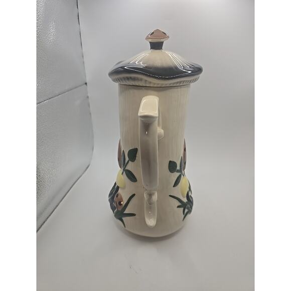 Vintage Arnell's Merry Mushroom Coffee Or Tea Pot - Picture 6 of 7